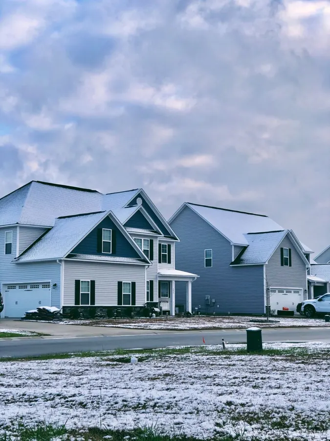 Suburban detached house in the GTA on inspection day